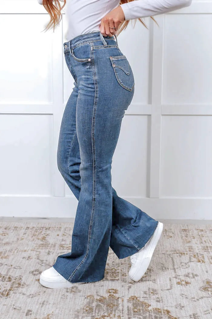 Tummy Control Booty Lifting Flare Jeans