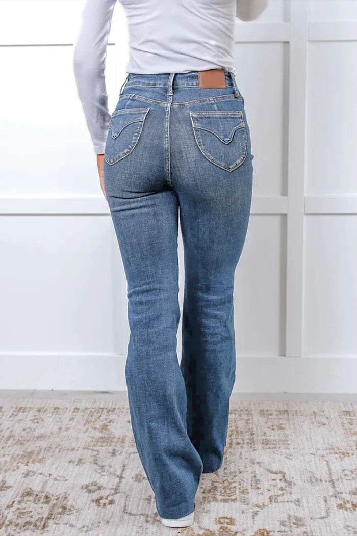 Tummy Control Booty Lifting Flare Jeans